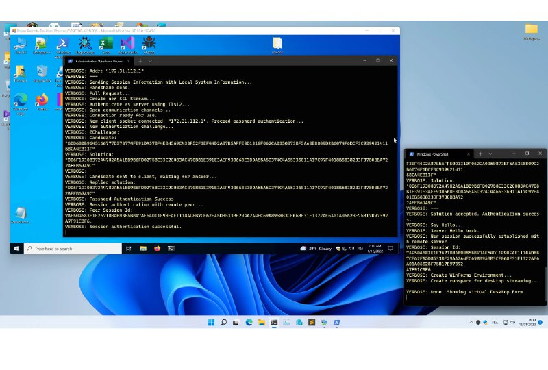 🗣  赚钱项目  |  助力我们  👈🏵  #程序 |  Power Remote Desktop - PowerShell远程桌面控制🍥 简介