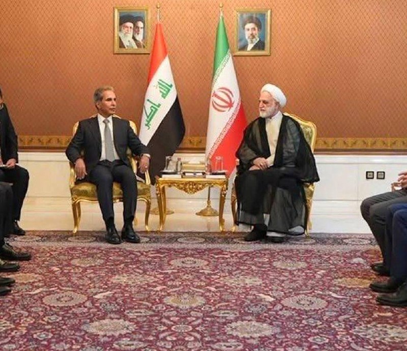 آژانس خبری رکنا | Rokna NEWS Agency: 🔶 دیدار رئیس شورای عالی قضایی عراق با رئیس قوهقضائیه فائق زیدان، رئیس شورای عالی قضایی عراق، با غلامحسین محسنیاژهای،