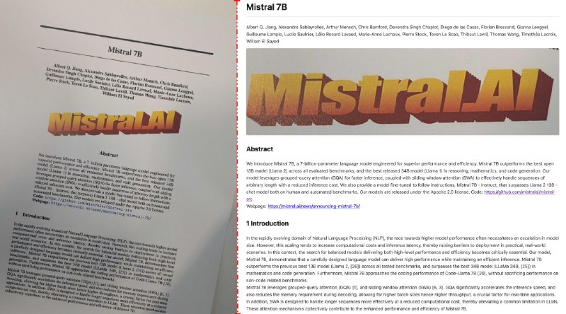 #AI #OCR⭐ Mistral AI 发布全球最强 OCR