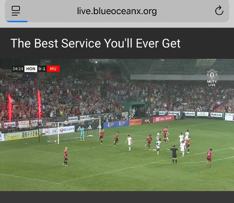 HONG KONG, VS MANCHESTER UNITEDကို Blue Ocean Web Page မှာလဲ အခမဲ့ဝင်ရောက်ကြည့်ရူ့နိူင်ပါသည်။      🔷 BLUE OCEAN X LIVE STREAM         