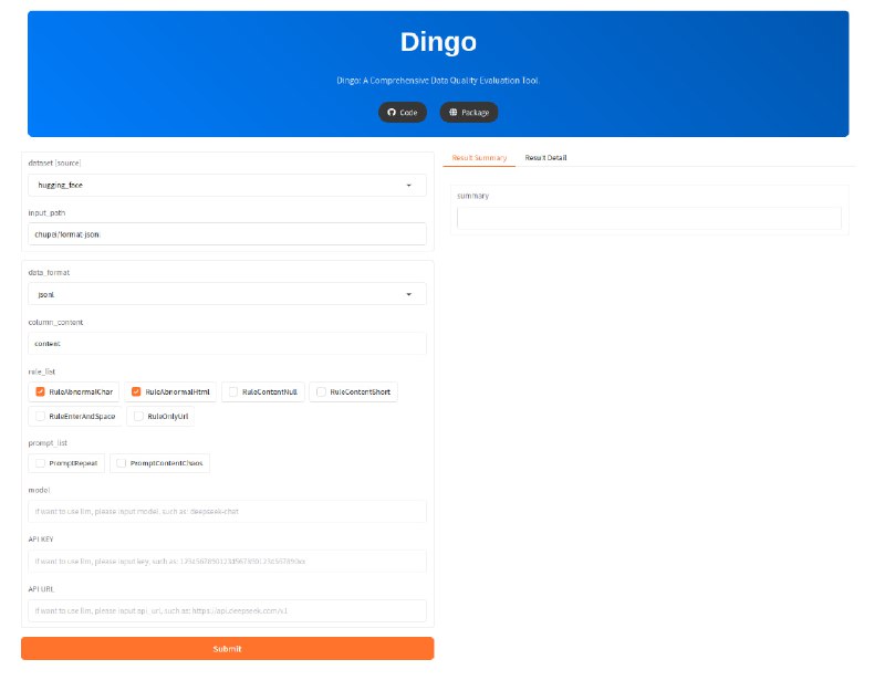 🗣  每日羊毛线报  👈🏵  Dingo - AI数据质量评估工具🍥 简介