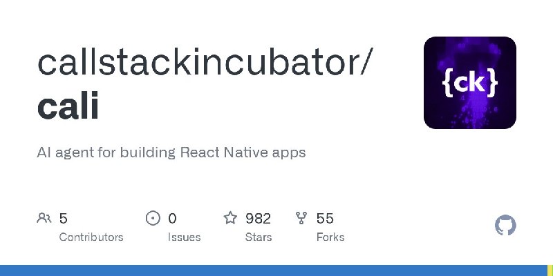 🍭 #ReactNative #Expo #开发工具🏵 Cali v2 - 自动化移动端质量与性能分析🍥 简介