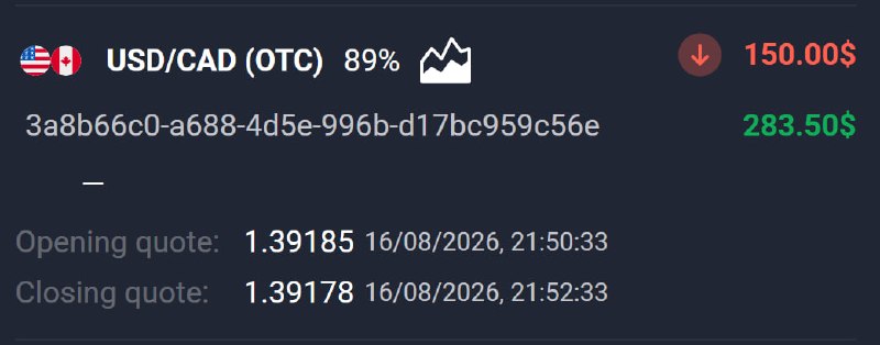 🔥AVIATOR CHANNEL🔥: 📊 USD/CAD (OTC) 🕘 2 MINUTES 💵 Use 150 from balance ➡️ CLICK HERE AND REGISTER✅ TRADE CLOSED IN PROFIT!💵 BALANCE: $342,60