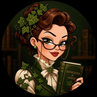 Логотип телеграм спільноти - 📚 Ivy Books