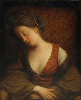 🎨"Young Woman in Repose, Before 1710by Jean-Baptiste Santerre 🇫🇷Oil on Canvas, 63.5 x 60 cmMNAC, BarcelonaAbout the Artwork:Capturing a moment of serene tranquility, 'Young Woman in Repose' by the skilled hand of Jean-Baptiste Santerre is a timeless master